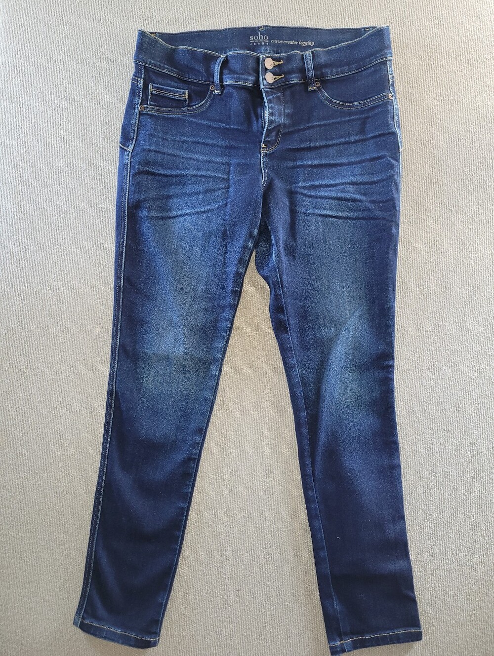 Soho Size 12 Curvy Creator Legging Blue Denim Skinny Jeans
